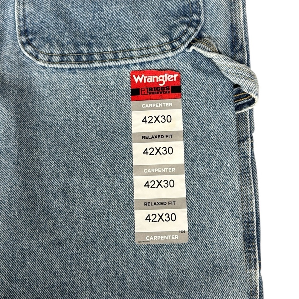 Wrangler RIGGS Durashield Workwear Carpenter Contractor Construction Jeans 42x30 - Picture 7 of 12